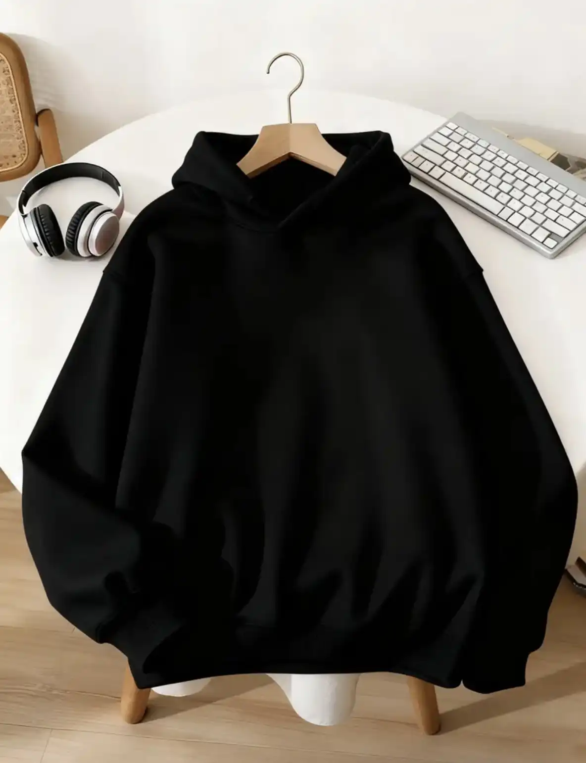 Product image of Midnight Oversized Hoodie | NOVORA|Black