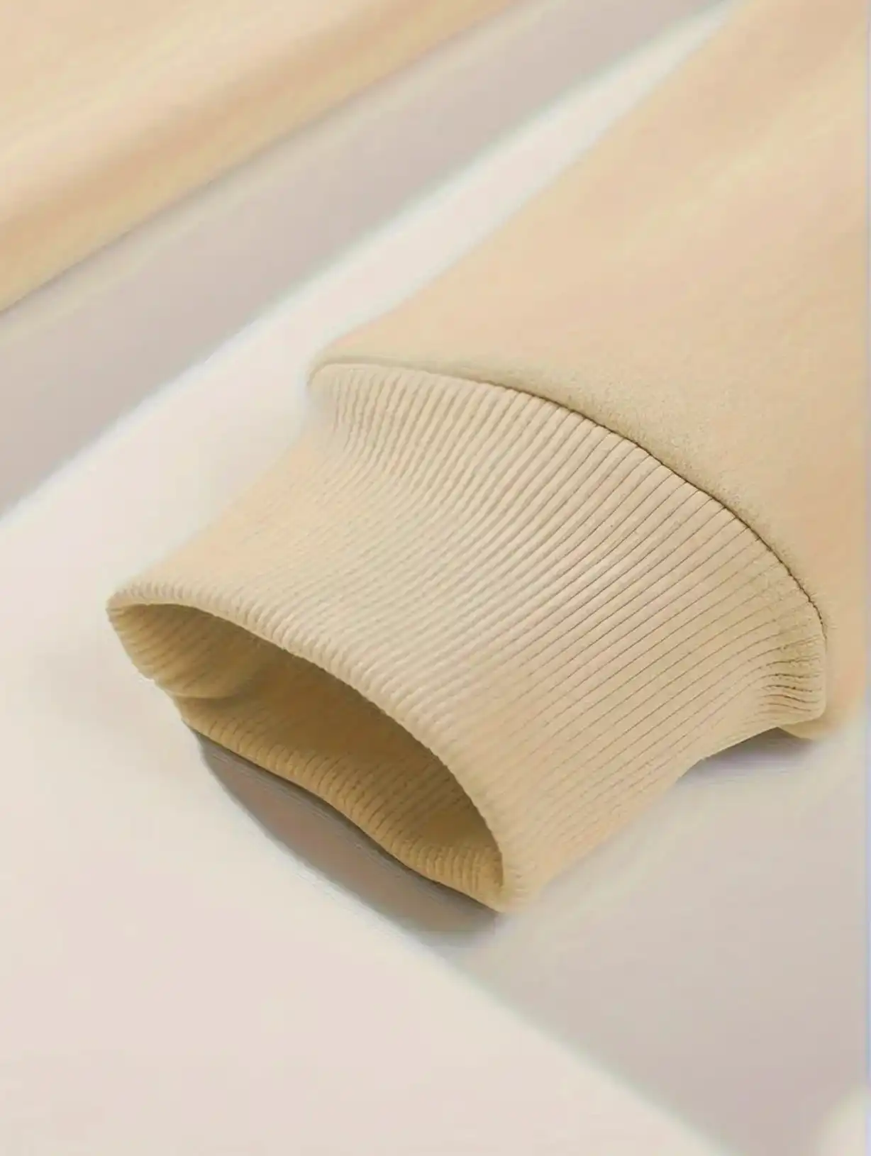Product image of Luxe Beige Oversized Hoodie • NOVORA Series