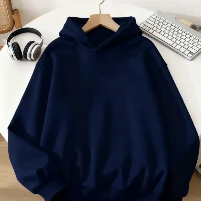 Deep Navy Oversized Hoodie | NO...