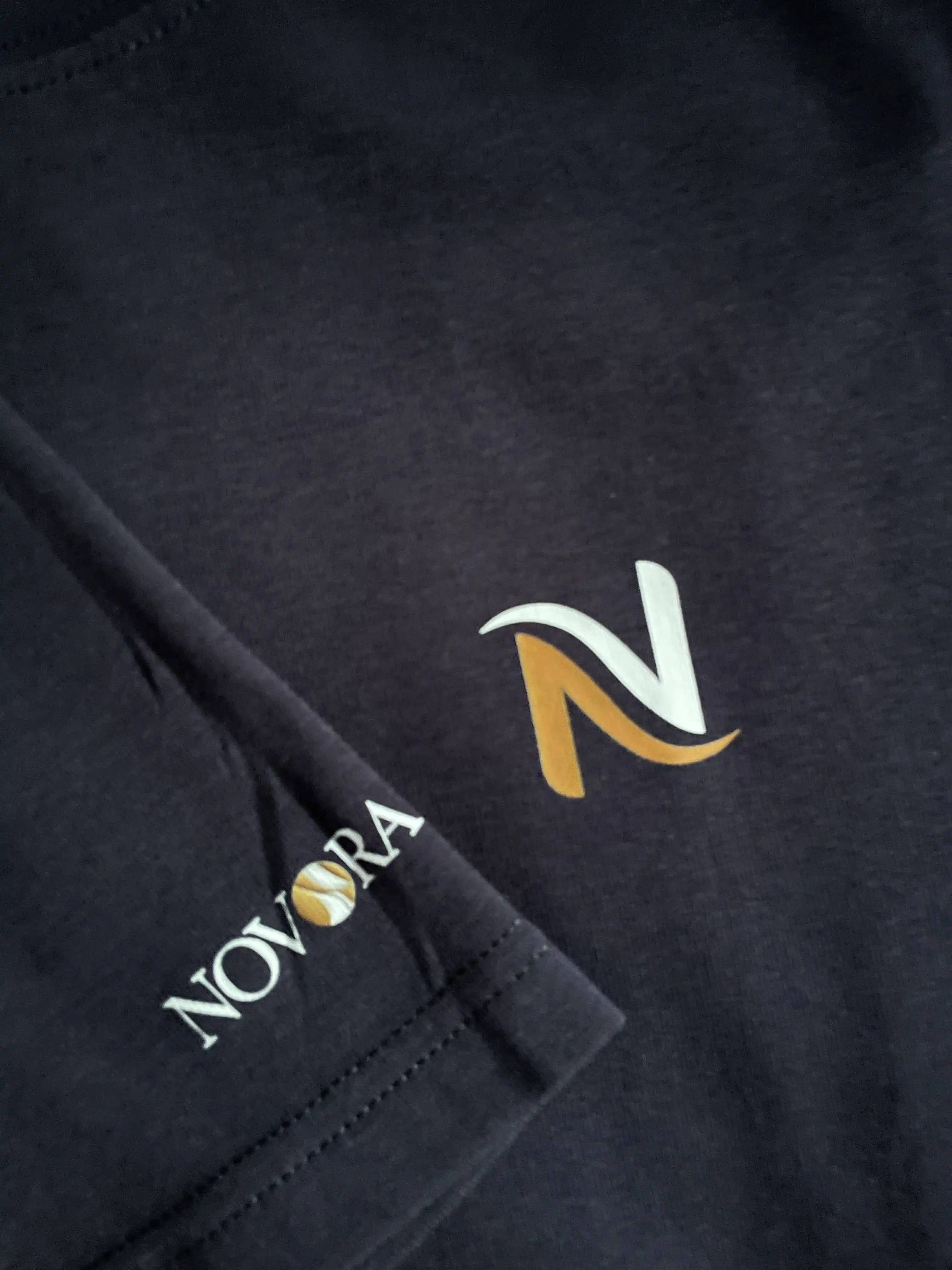 Product image of Black Signature Logo oversized Tee — NOVORA Crafted