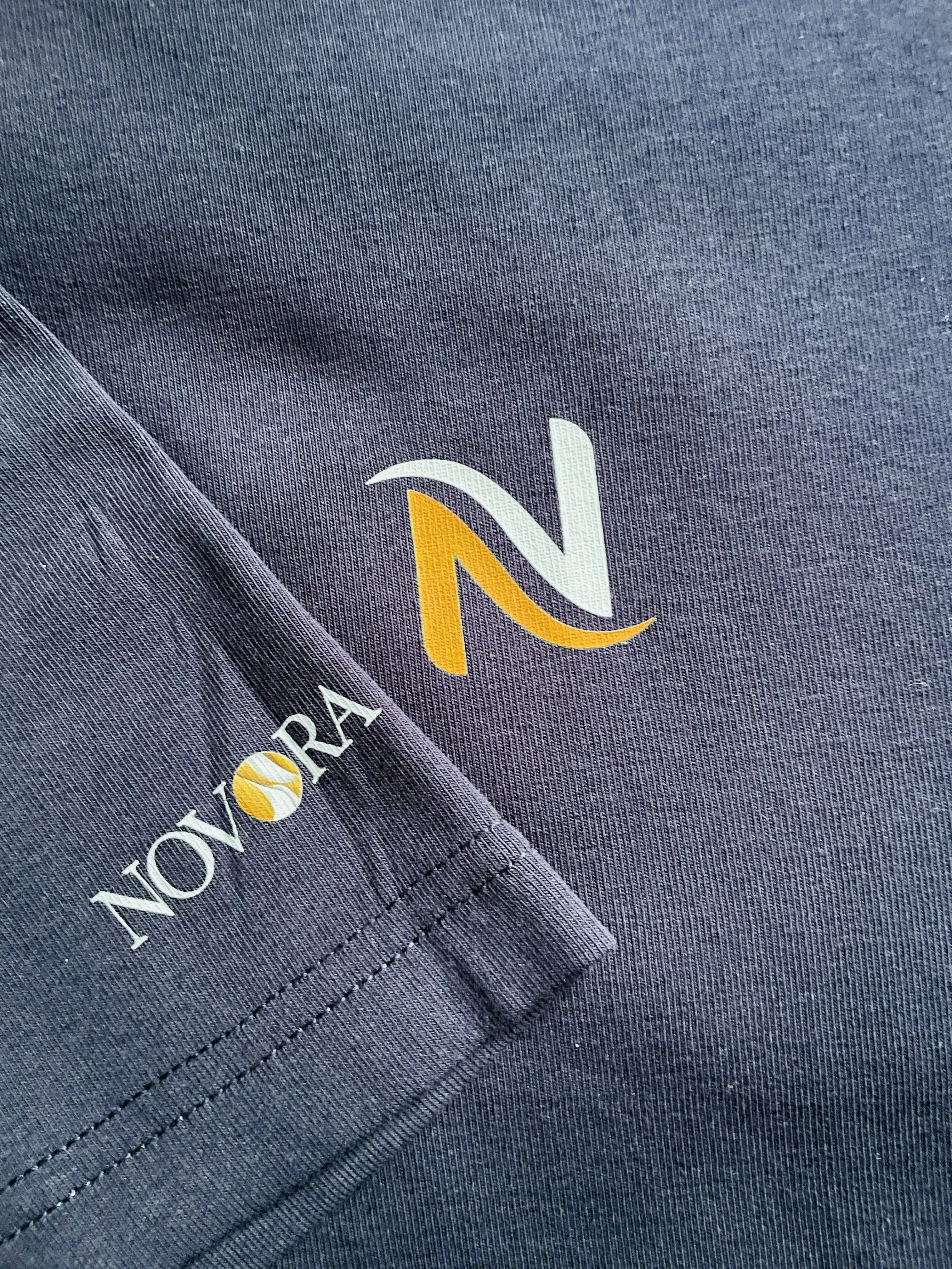 Product image of Navy Classic Logo oversized Tee — by NOVORA