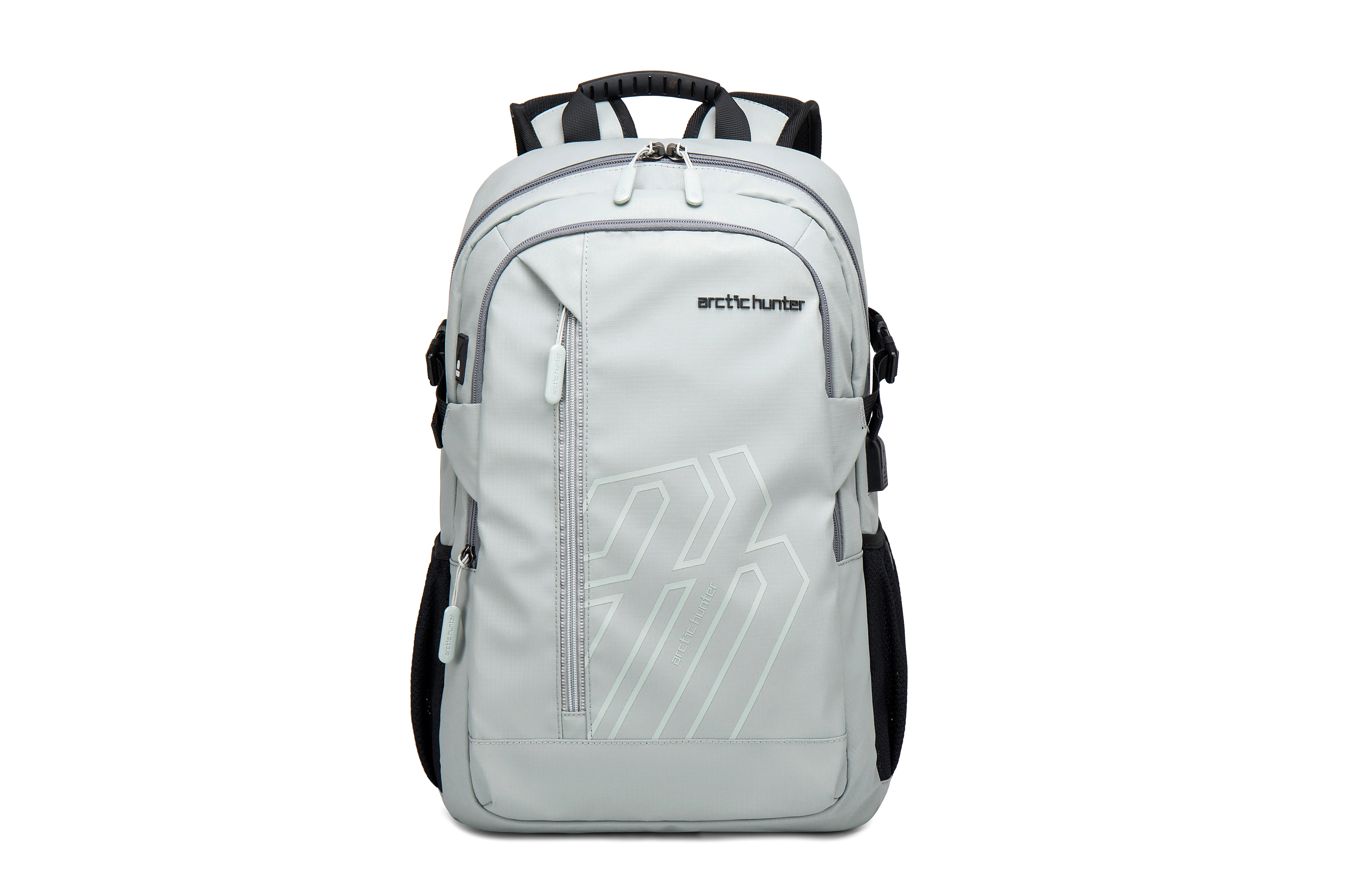 B00387 Gray Laptop Backpack- 15.6 inches