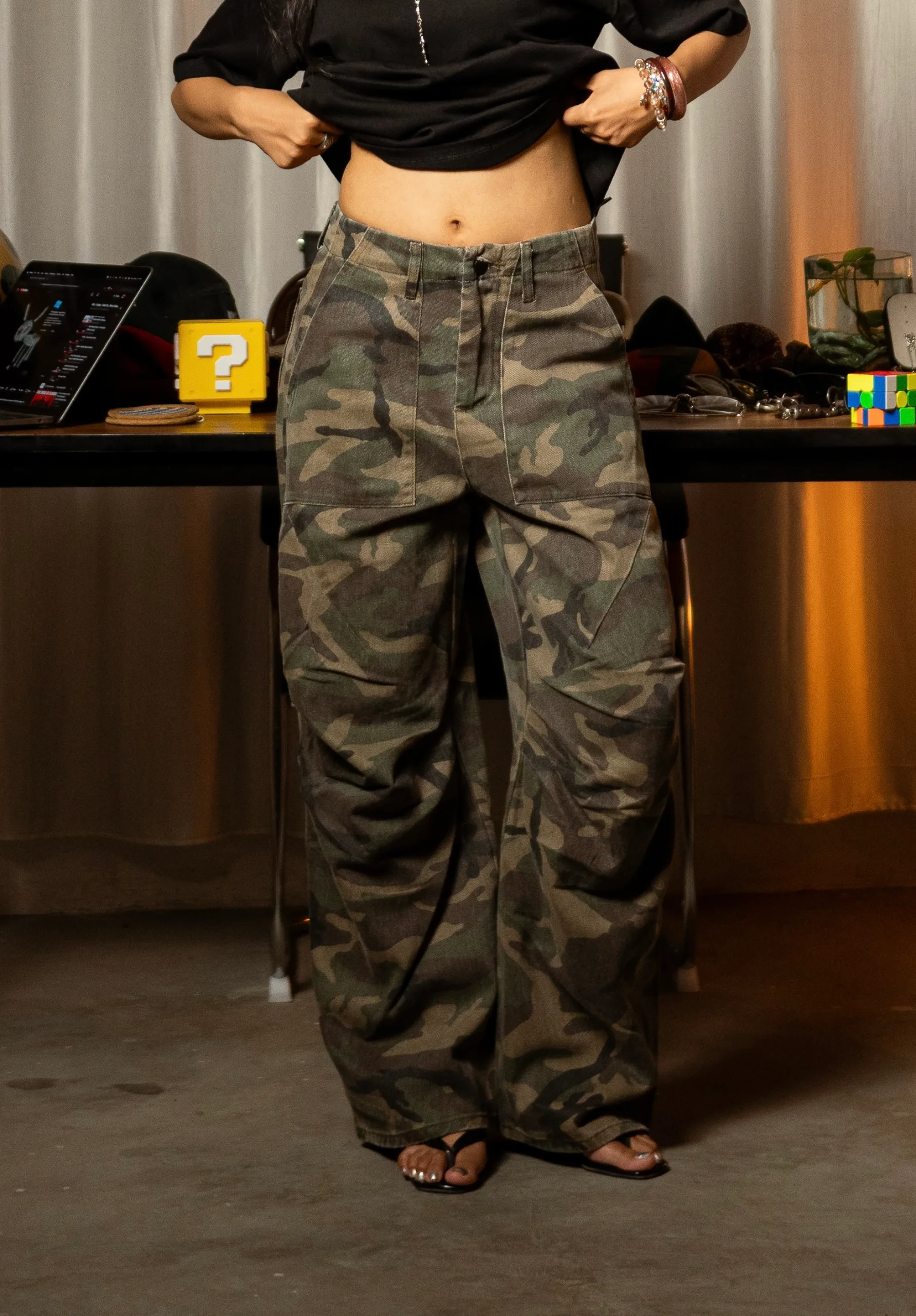 Camo Baggy Pants