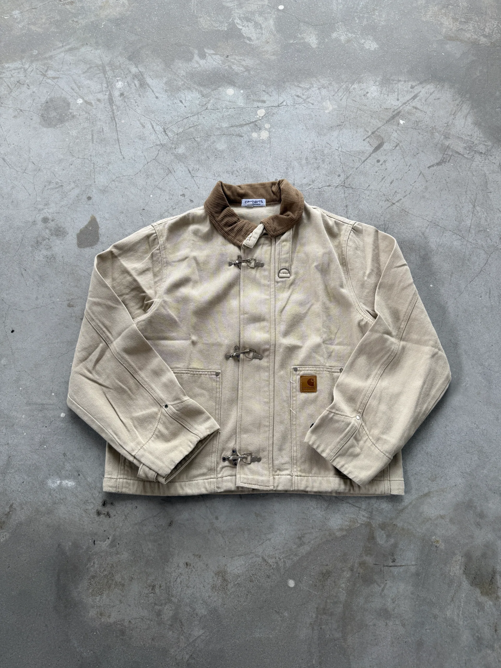 Clasp Button Workwear Jacket