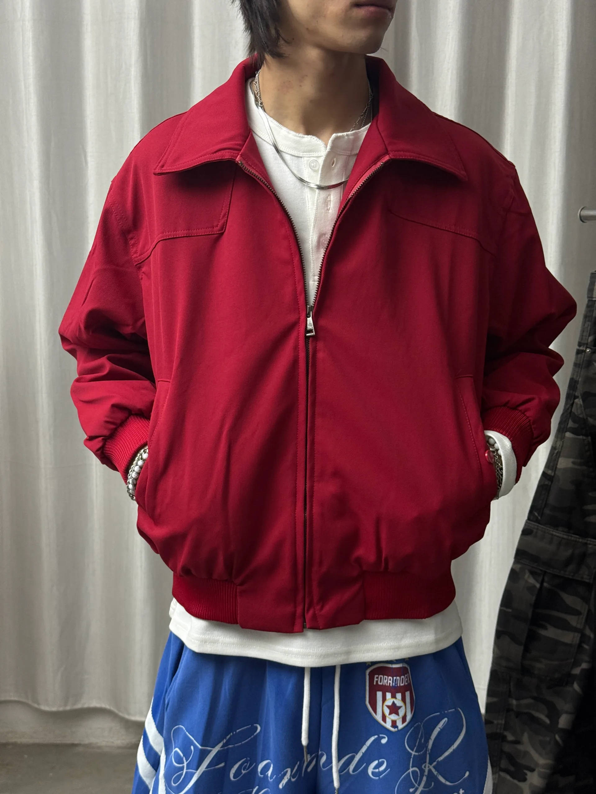 Red Bomper Jacket