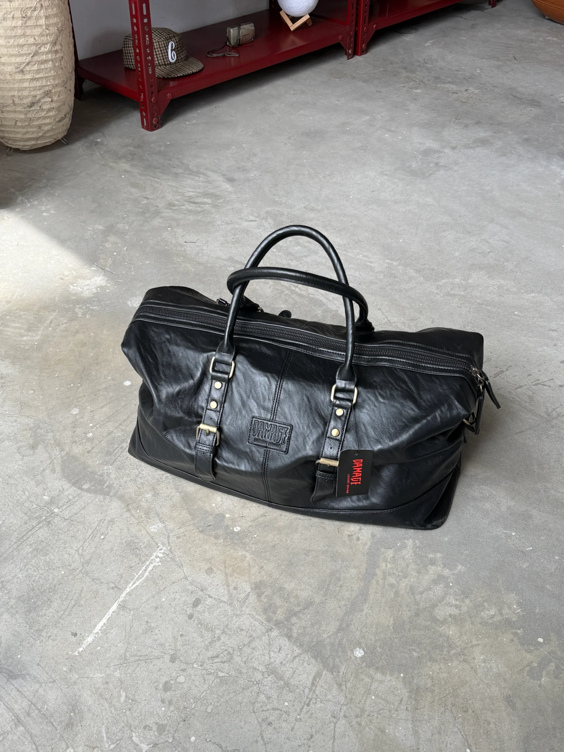 PU Leather Duffle Bag