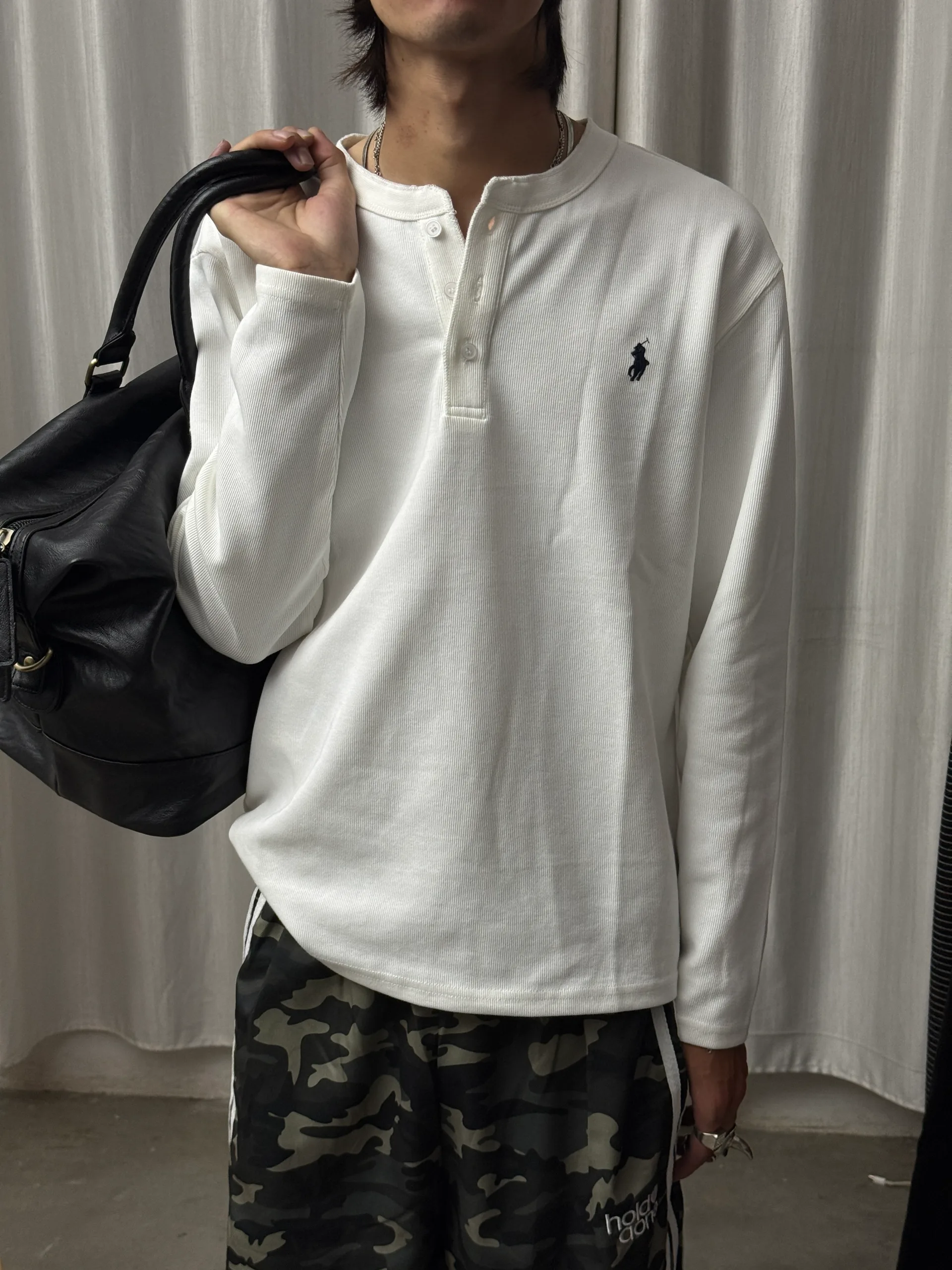 Henley Waffle Full Sleeve