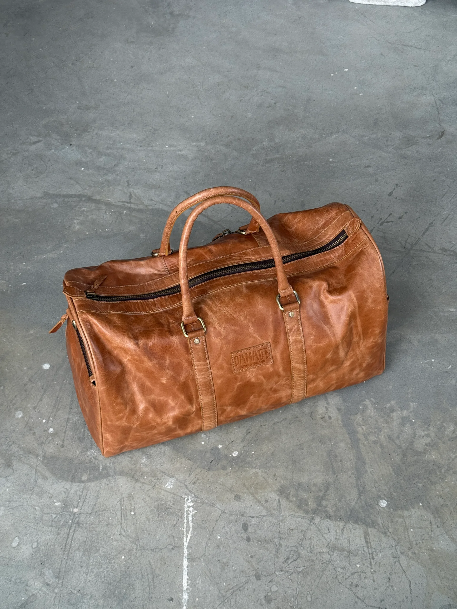 Authentic Leather Duffle Bag