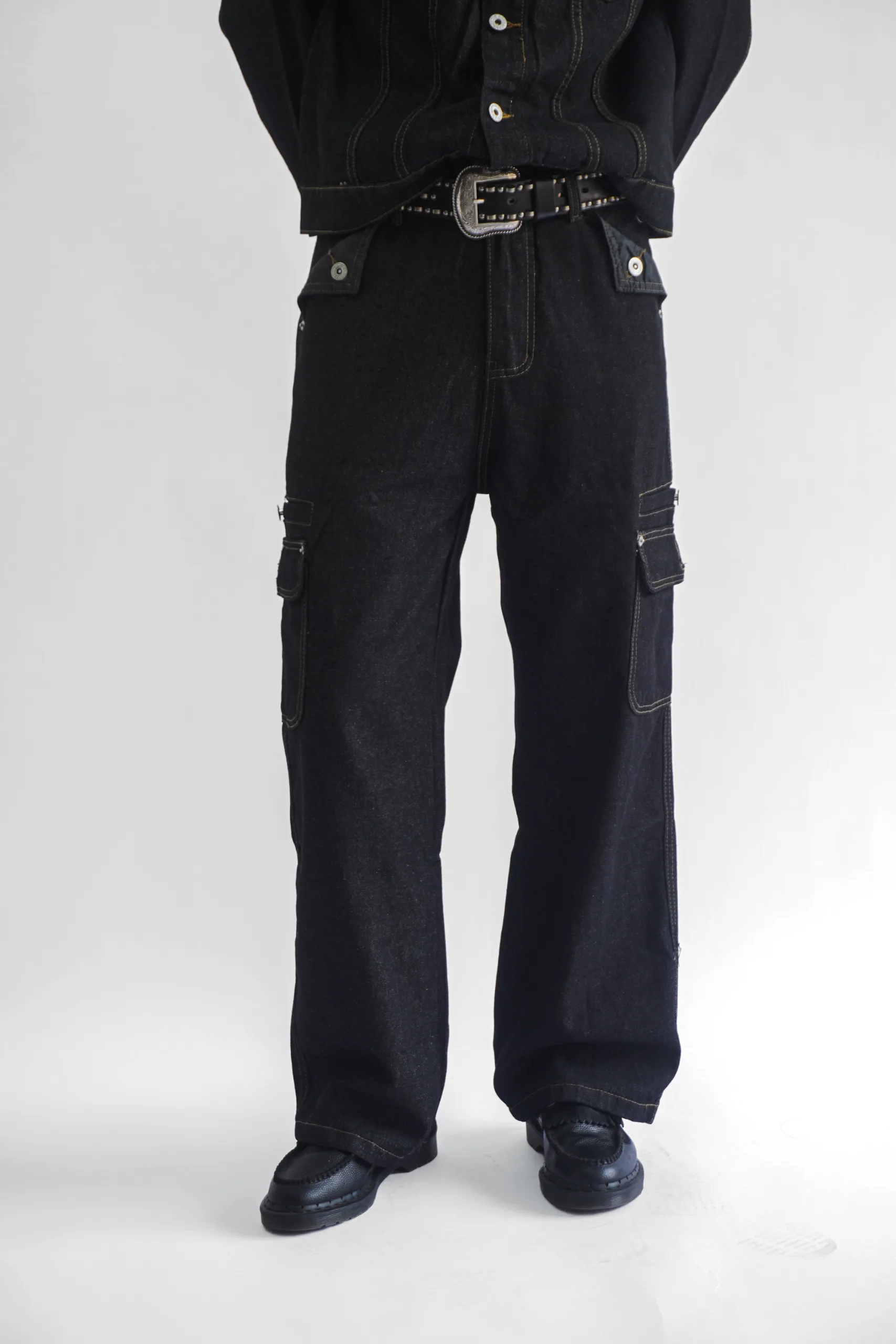 Raw Denim Utility Pant