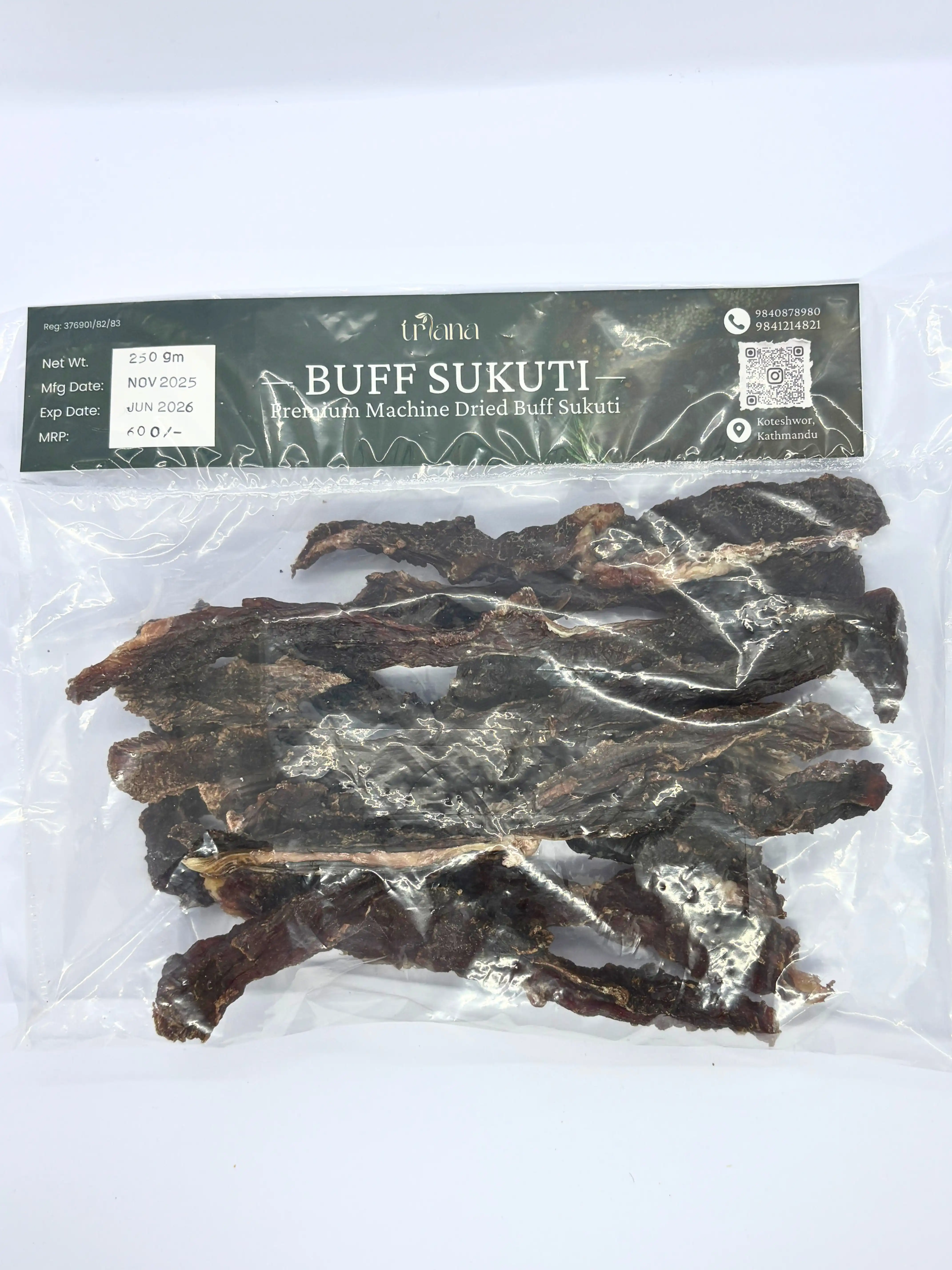 Product image of Buff Sukuti --250gm (Machine Dried)