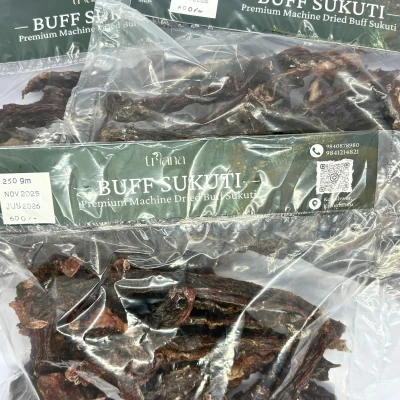 Buff Sukuti --250gm (Machine Dr...