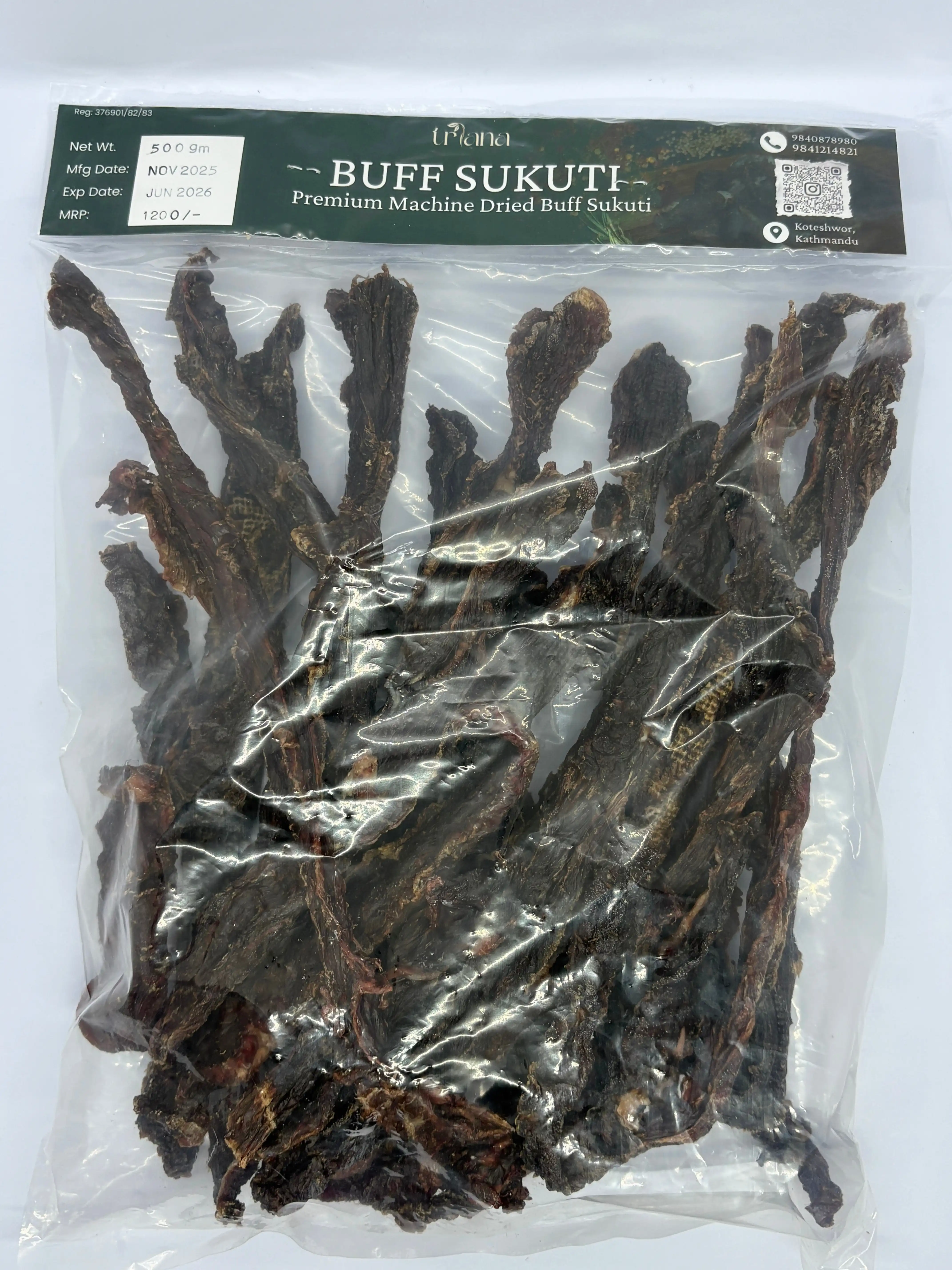 Product image of Buff Sukuti --500gm (Machine Dried)