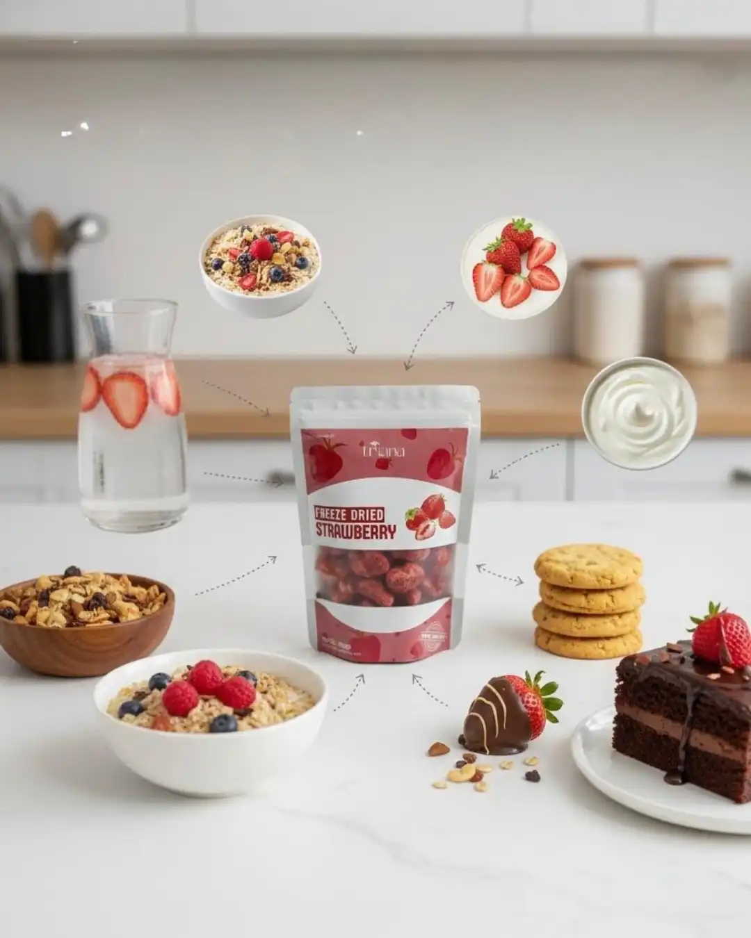Product image of Freeze Dried Strawberry (30gm)