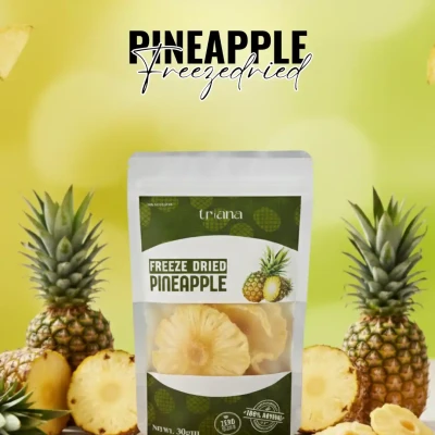 Freeze Dried Pineapple (30gm)
