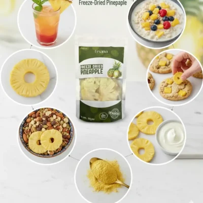 Freeze Dried Pineapple (30gm)