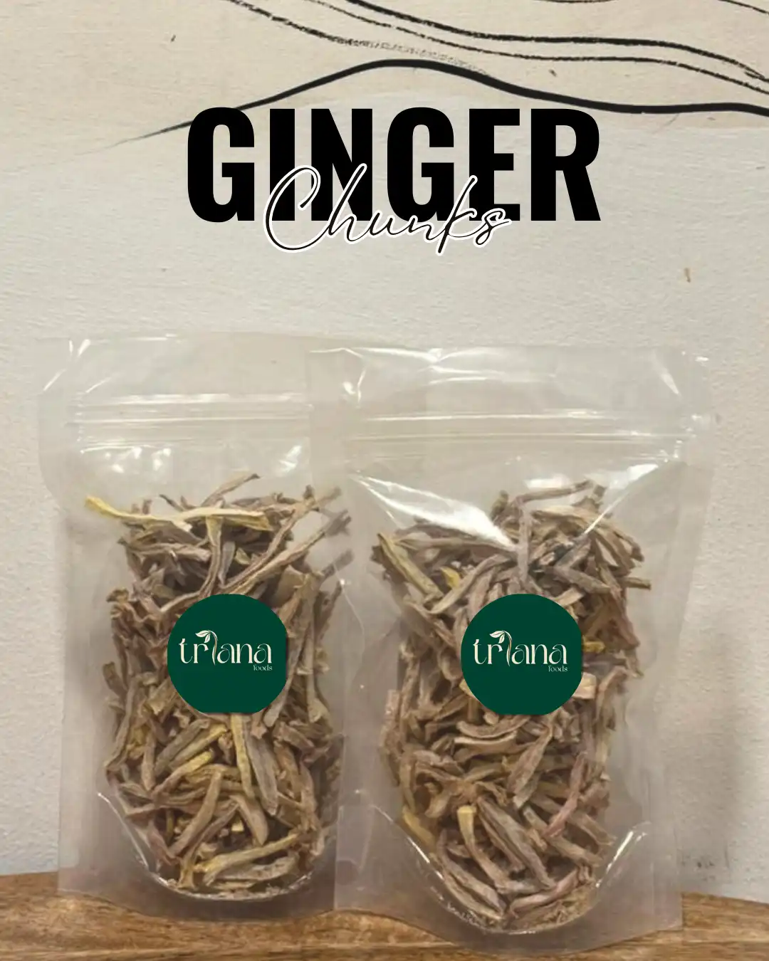 Product image of Dried Ginger Chunks (75gm)