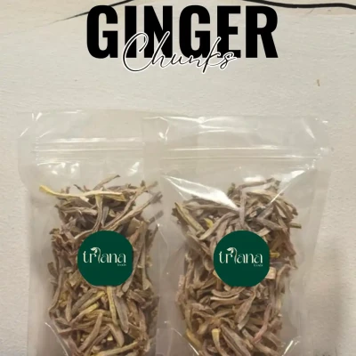 Dried Ginger Chunks (75gm)