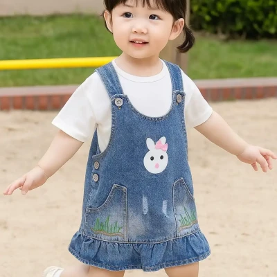 Summer Soft Denim Rocky Skirt