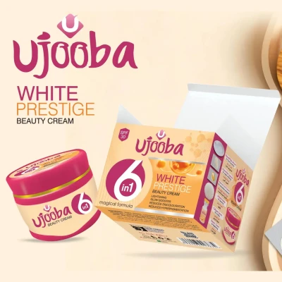 Ujooba 6 in 1 Beauty Cream - For Hyper Pigmentation, Wrinkles & Dark Spots Removal - Glowing Skin