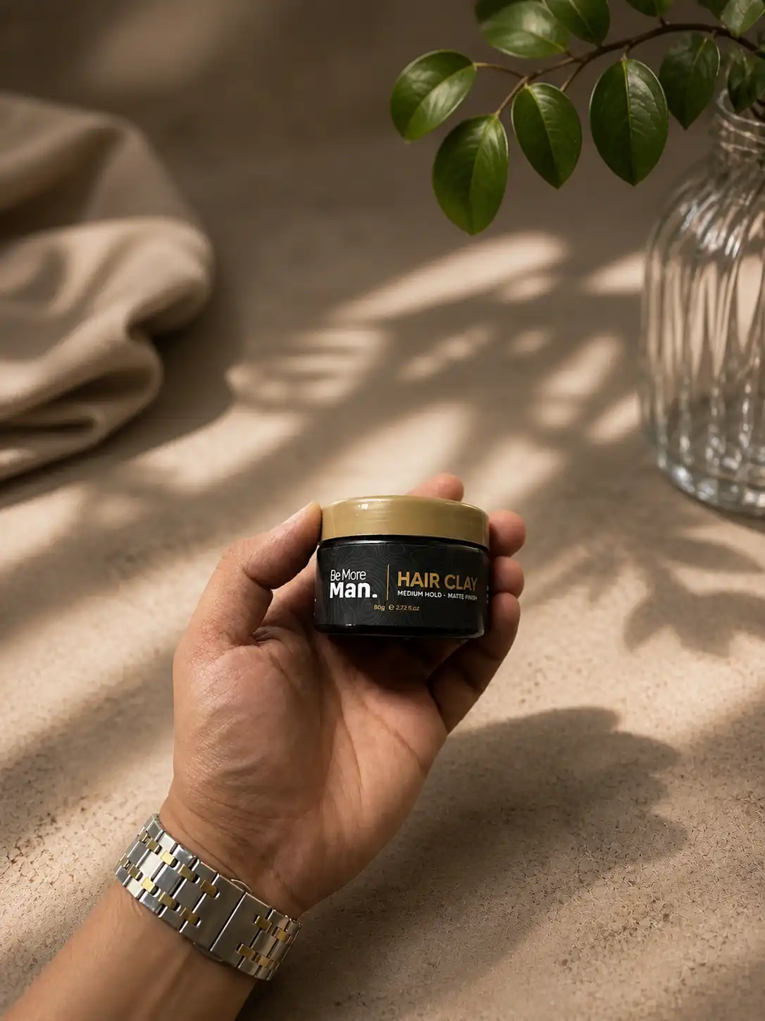 Product image of Matte Hair Clay  From BeMore Man | Best Hair clay in Nepal