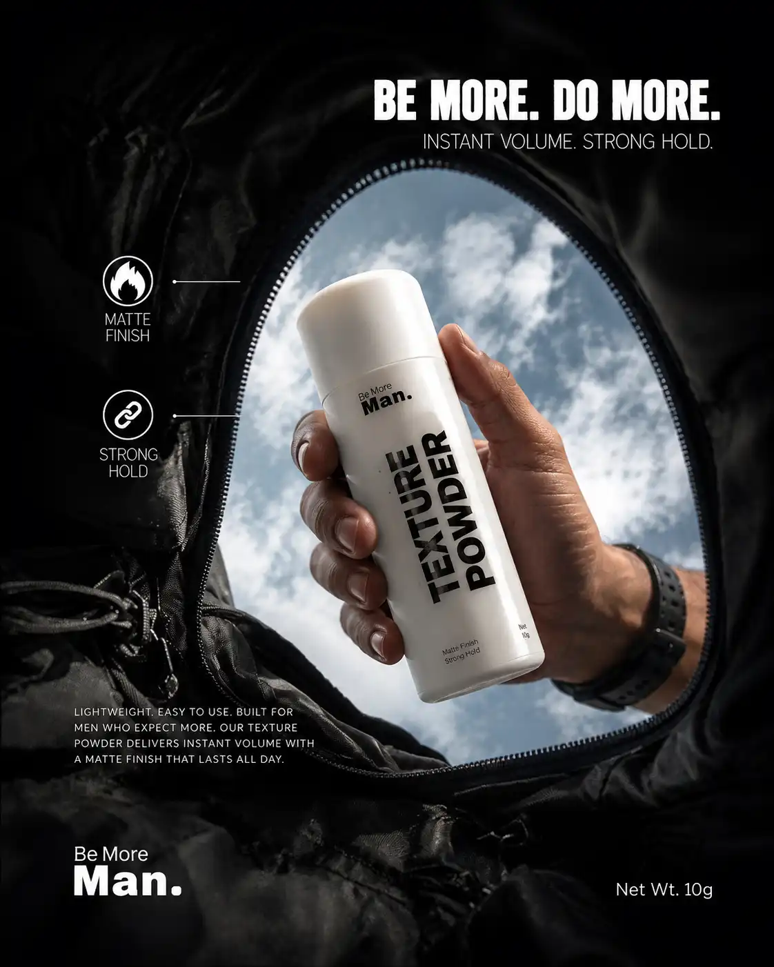 Product image of BeMore Man Texture Powder - Instant Volume & Hold