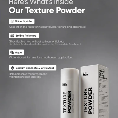 BeMore Man Texture Powder - Ins...