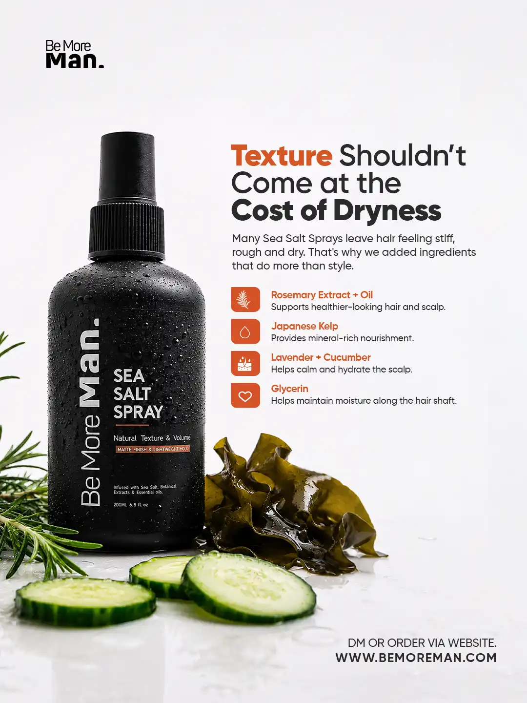 Product image of Sea Salt Spray | Best Sea Salt Spray in Nepal - BeMore Man