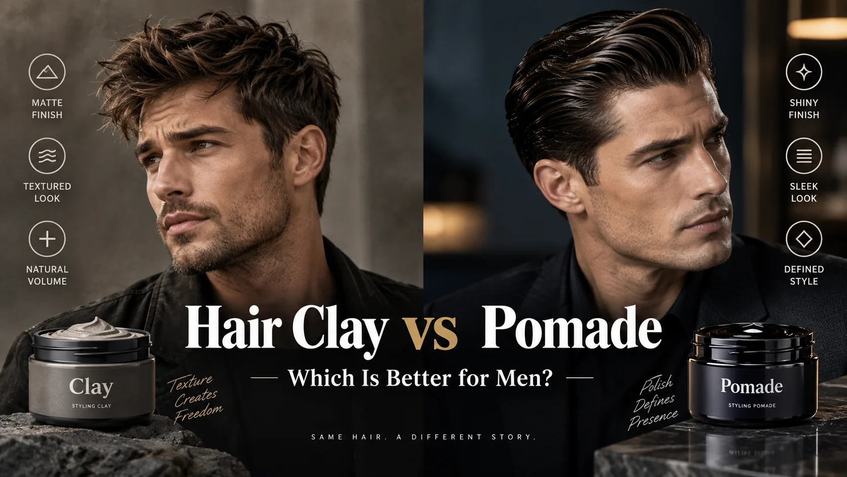 Hair Clay vs Pomade: Which Is Better for Men?