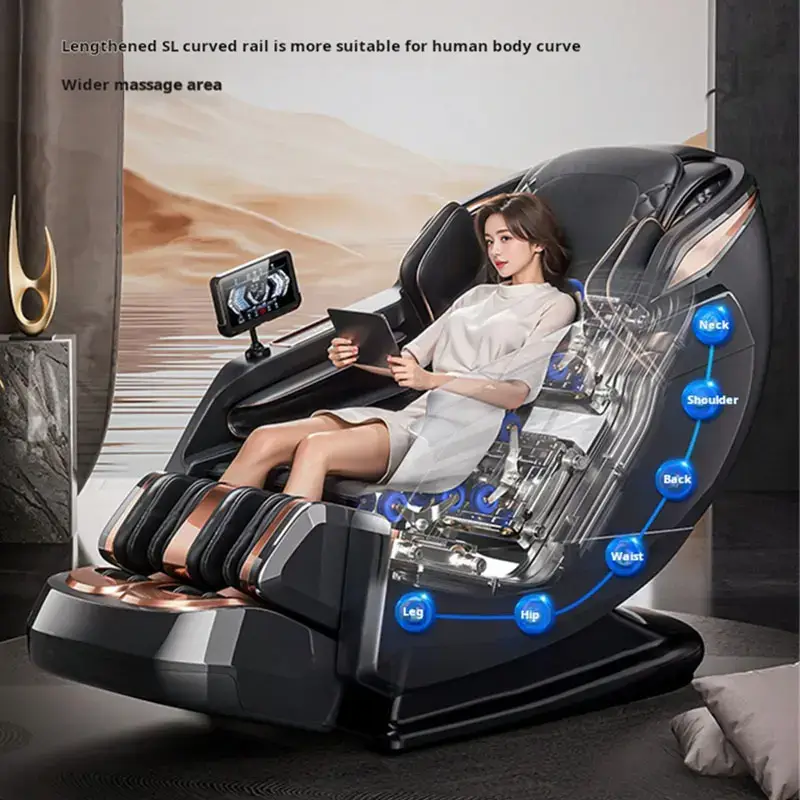 Product image of Full Body Massage Chair / Luxury 8D SL Track Full Body Massage Chair With AI Chip PIQ-F5