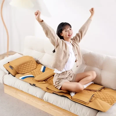 Full Body Massage Mat with Heat - Electric Vibrating Massager for Pain Relief