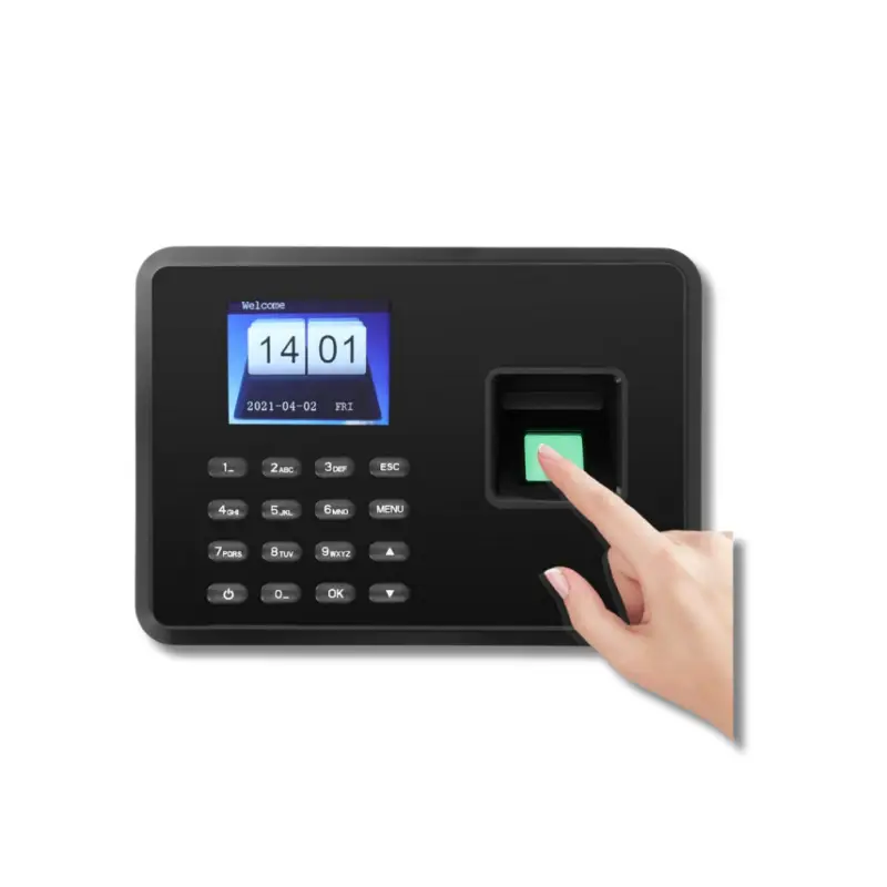 Product image of PIQ A2 Biometric Fingerprint Attendance Machine /Hajiri Machine with USB Report Export