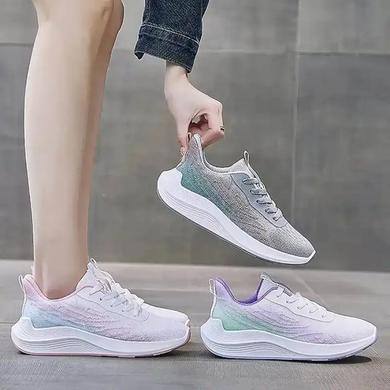 Product image of Women's Breathable Mesh Thin Sports Shoes Ultralight Breathable Running Shoes