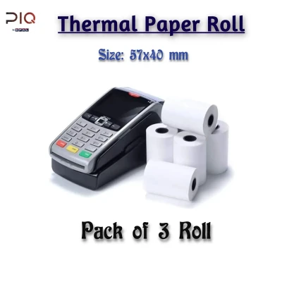 Thermal paper 57 mm x 40 mm 3 pcs roll / 57 mm Thermal Paper Roll