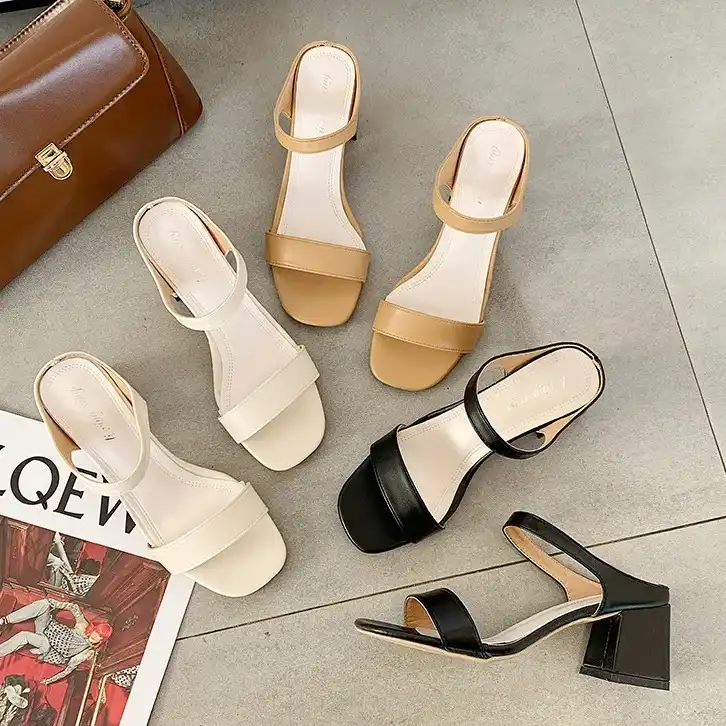 Product image of Women Sandals Comfortable Block Heel Fashion Slippers