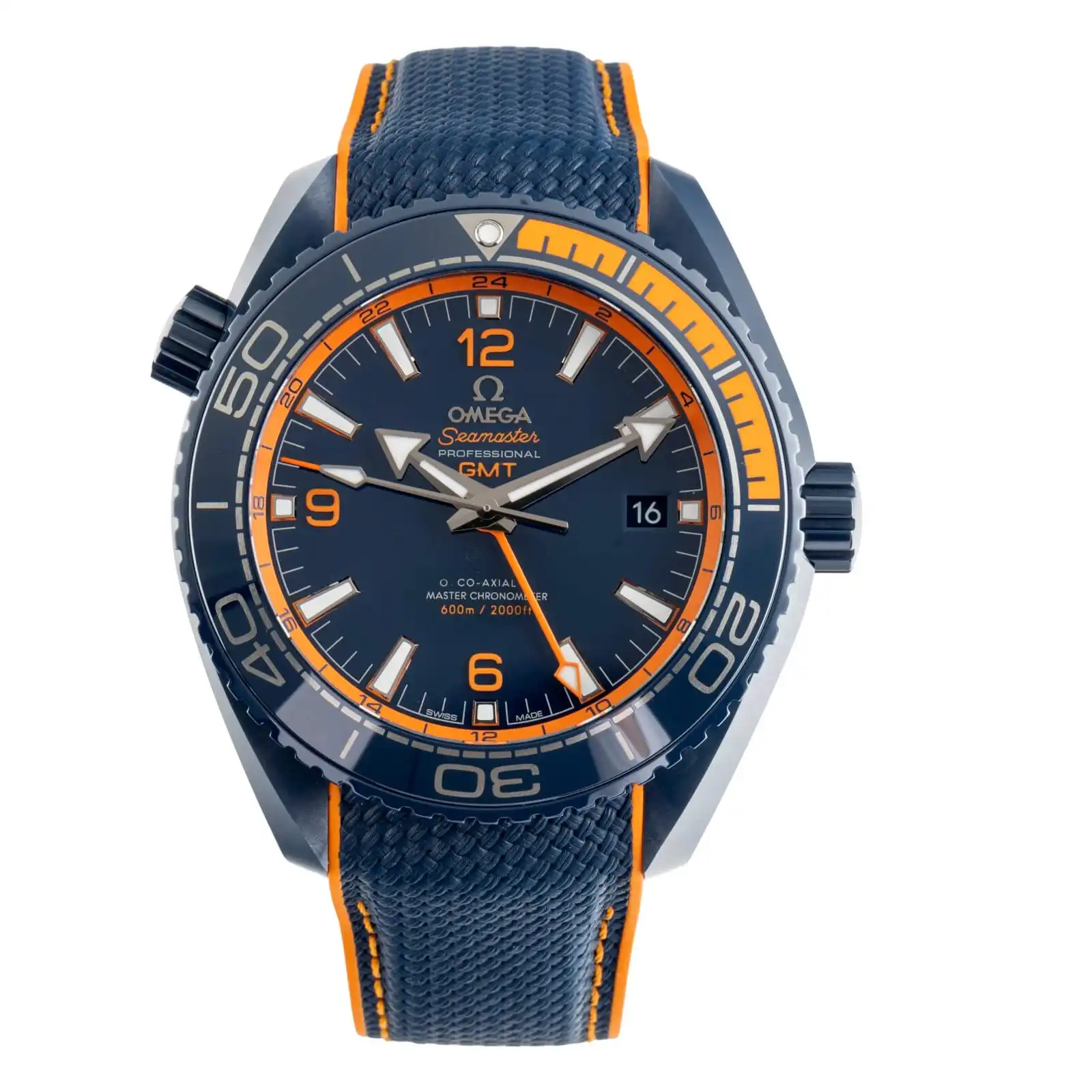 Product image of Omega Seamaster Planet Ocean 600M GMT Premium Replica Watch