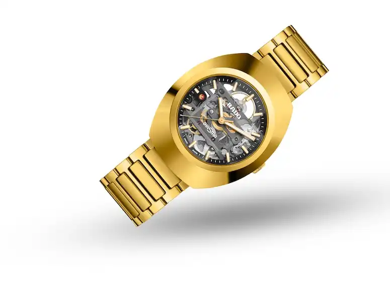 Product image of Rado DiaStar Original Skeleton Gold Premium Replica Watch