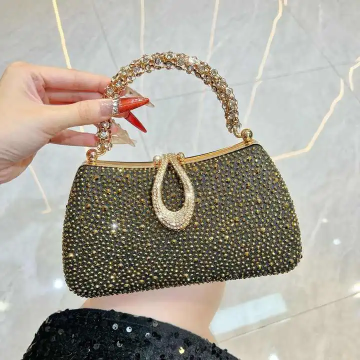 Product image of Colorful beaded wedding design evening party luxury women's handbags  l FSC-00114