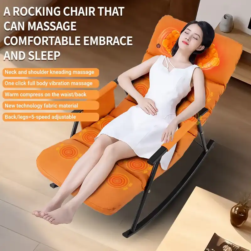 Product image of Luxury Rocking Massage Chair with Neck Kneading & Heat MSP-00109