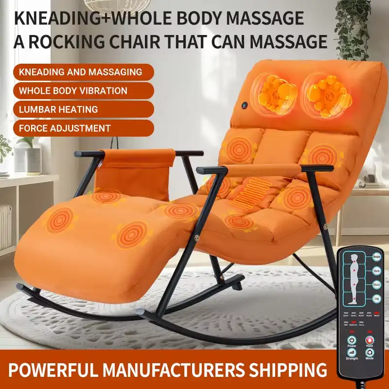 Product image of Luxury Rocking Massage Chair with Neck Kneading & Heat MSP-00109