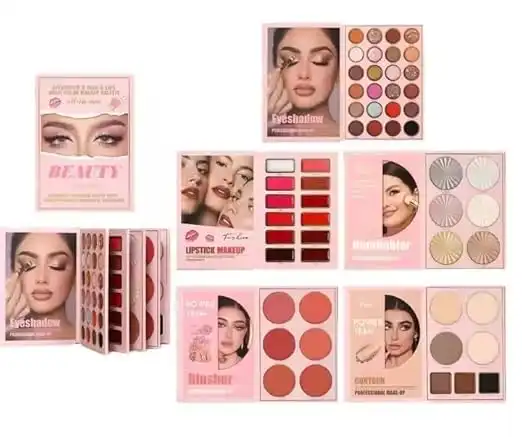 Product image of IGOODCO 5-in-1 Beauty Book All-In-One Makeup Palette (Eyeshadow, Lipstick, Highlighter, Blusher & Contour) - FSC-00128