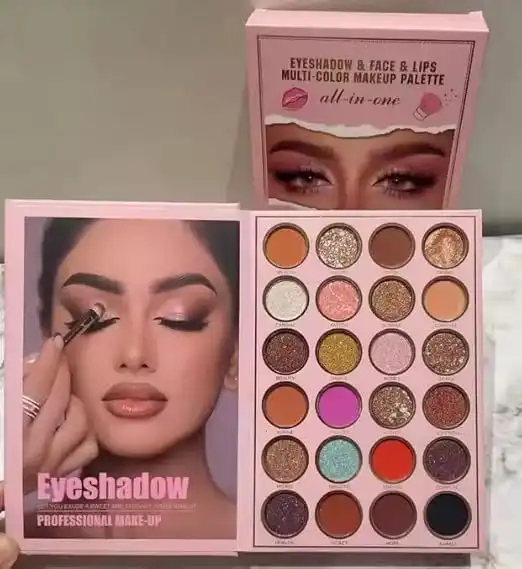 Product image of IGOODCO 5-in-1 Beauty Book All-In-One Makeup Palette (Eyeshadow, Lipstick, Highlighter, Blusher & Contour) - FSC-00128