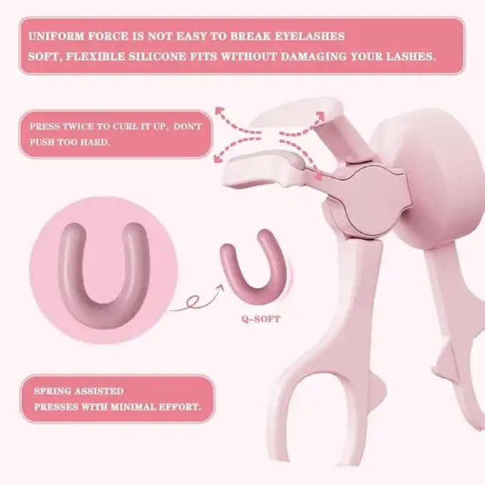 Product image of Professional Rechargeable Electric Heated Eyelash Curler – Portable Long-Lasting Lash Lift Tool FSC-00130