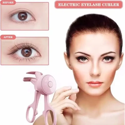 Professional Rechargeable Electric Heated Eyelash Curler – Portable Long-Lasting Lash Lift Tool FSC-00130