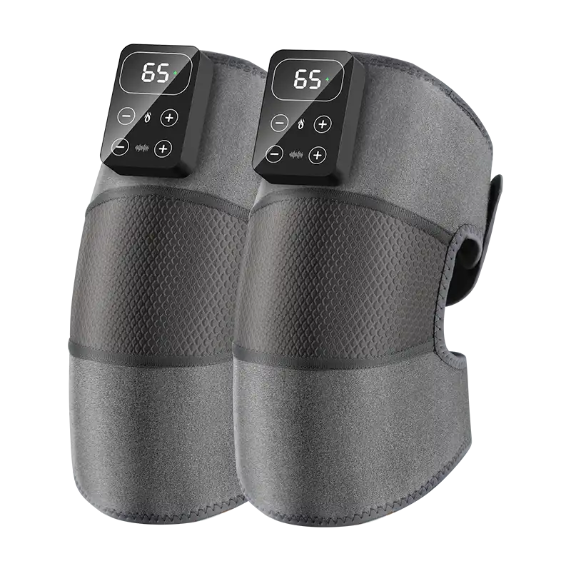 Product image of Electric Heated Knee Massager with Vibration – Infrared Thermal Therapy Wrap for Arthritis & Joint Pain Relief UNC-00503 Double Pack