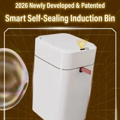 Pure Hygiene 20L Smart Sensor Automatic Trash Can with Air Pump – Touchless & Waterproof Dustbin HOME-00101