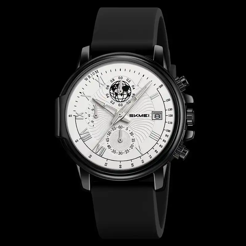 Product image of SKMEI 2468 Men's Luxury Chronograph Quartz Watch - Waterproof Silicone Strap