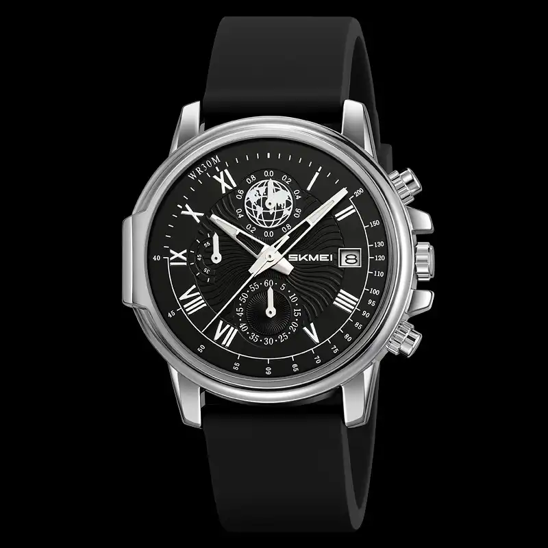 Product image of SKMEI 2468 Men's Luxury Chronograph Quartz Watch - Waterproof Silicone Strap