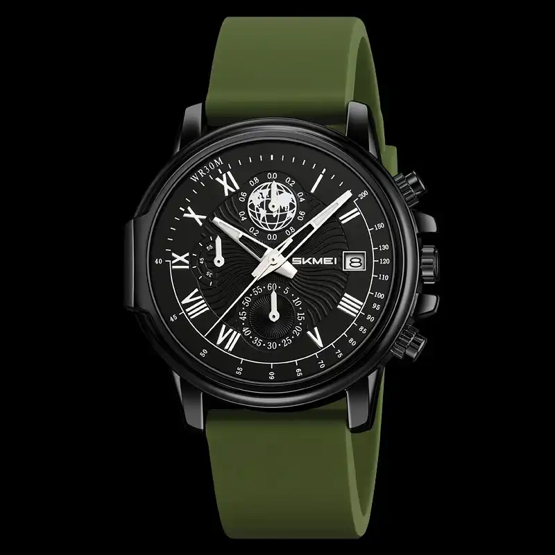 Product image of SKMEI 2468 Men's Luxury Chronograph Quartz Watch - Waterproof Silicone Strap