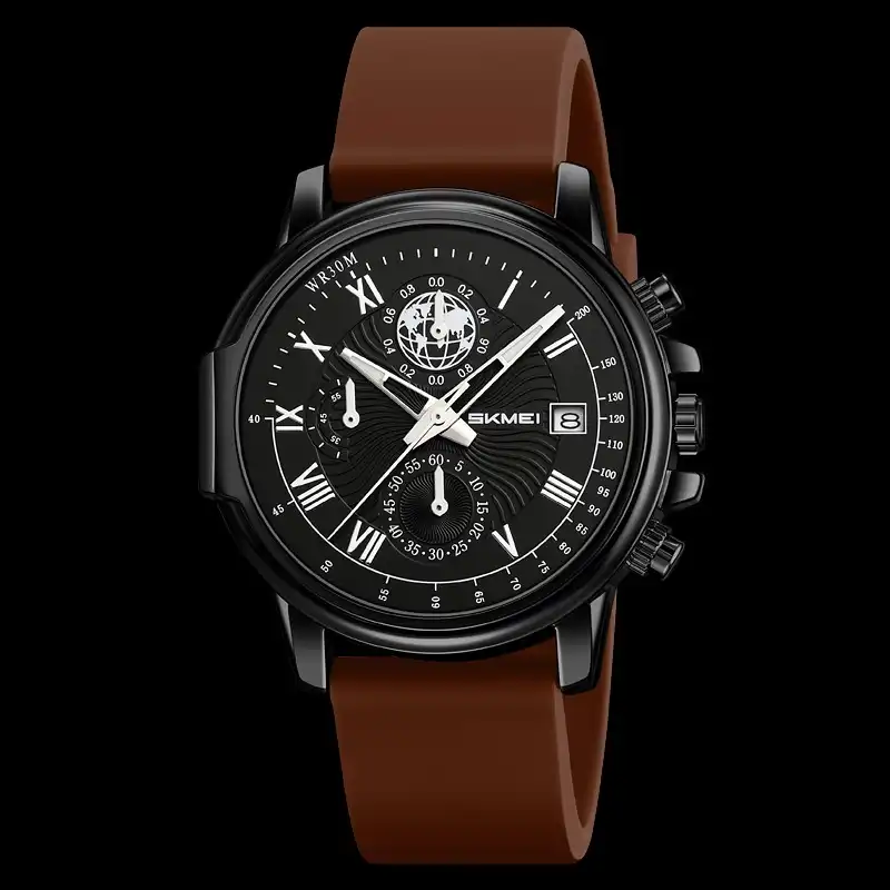 Product image of SKMEI 2468 Men's Luxury Chronograph Quartz Watch - Waterproof Silicone Strap