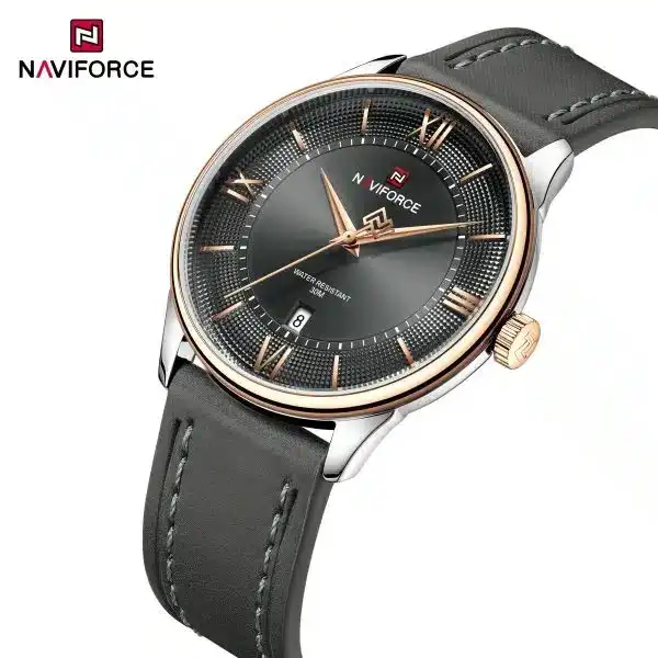 Product image of Naviforce NF9272L Luxury Men's Analog Watch – Genuine Leather Strap & Date Display